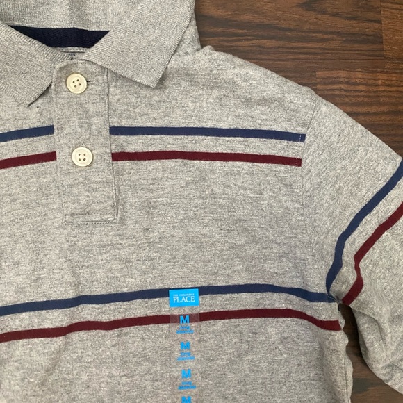 *NWT children’s place long sleeve polo shirt Kids size 7/8 - Picture 2 of 4